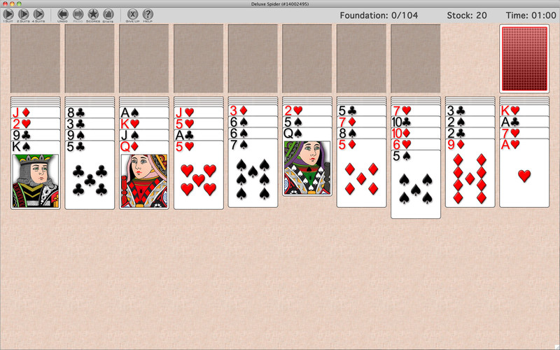 Spider solitaire for mac download